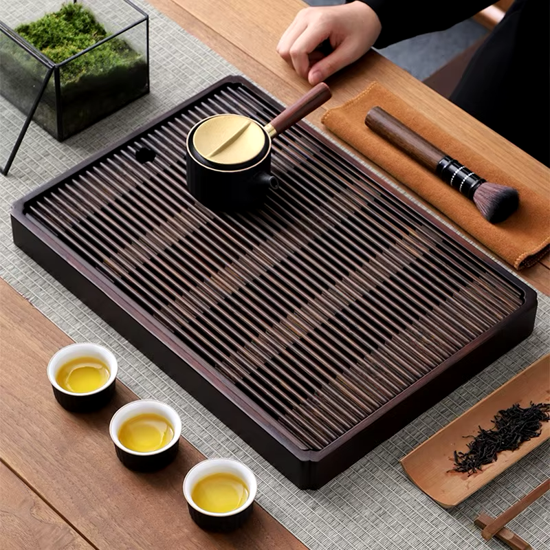 Chinese Natural Bamboo Tea Tray